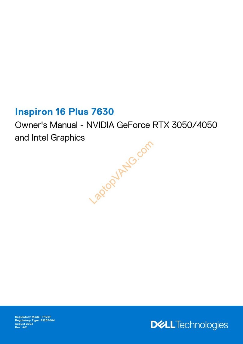 Dell Inspiron 16 Plus 7630 owner's manual