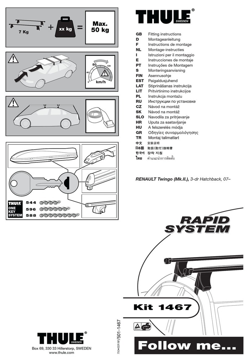 Thule Kit 1467 User manual