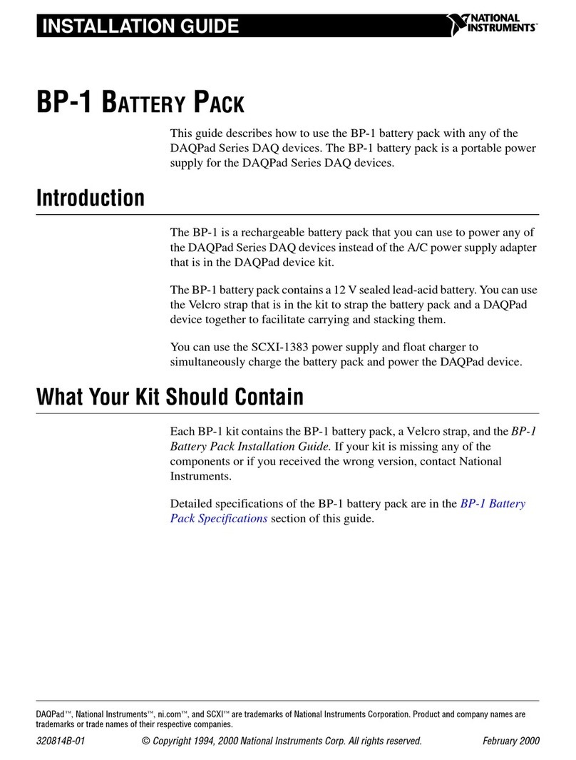 National Instruments BP-1 installation guide