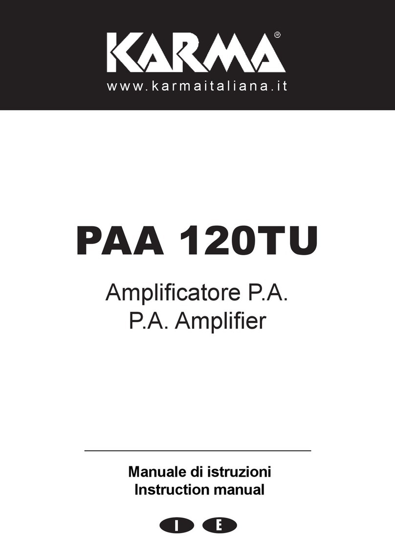 Karma PAA 120TU User manual