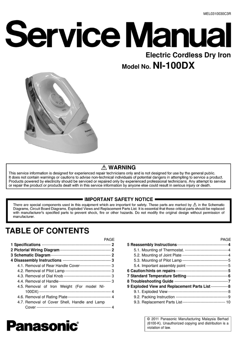 Panasonic NI-100DX User manual