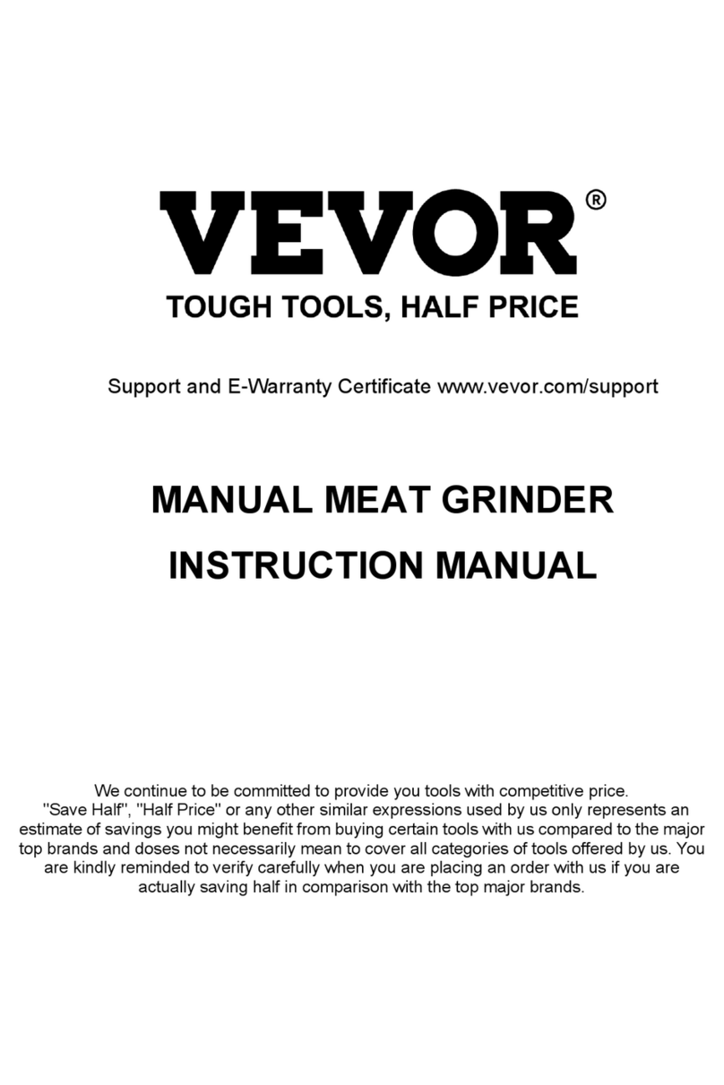 VEVOR C#8 instruction manual