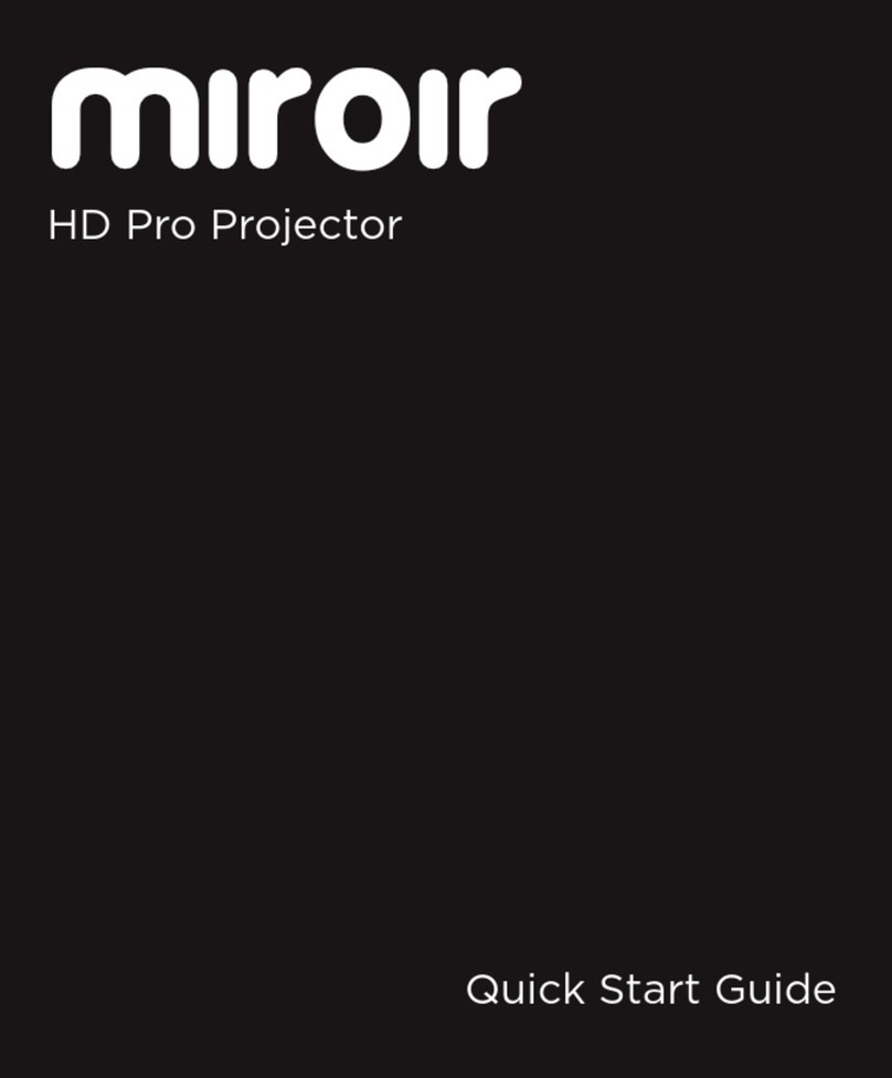 Miroir HD Pro Projector M289 User manual