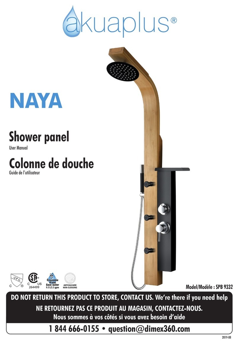 Akuaplus NAYA SPB 9332 user manual