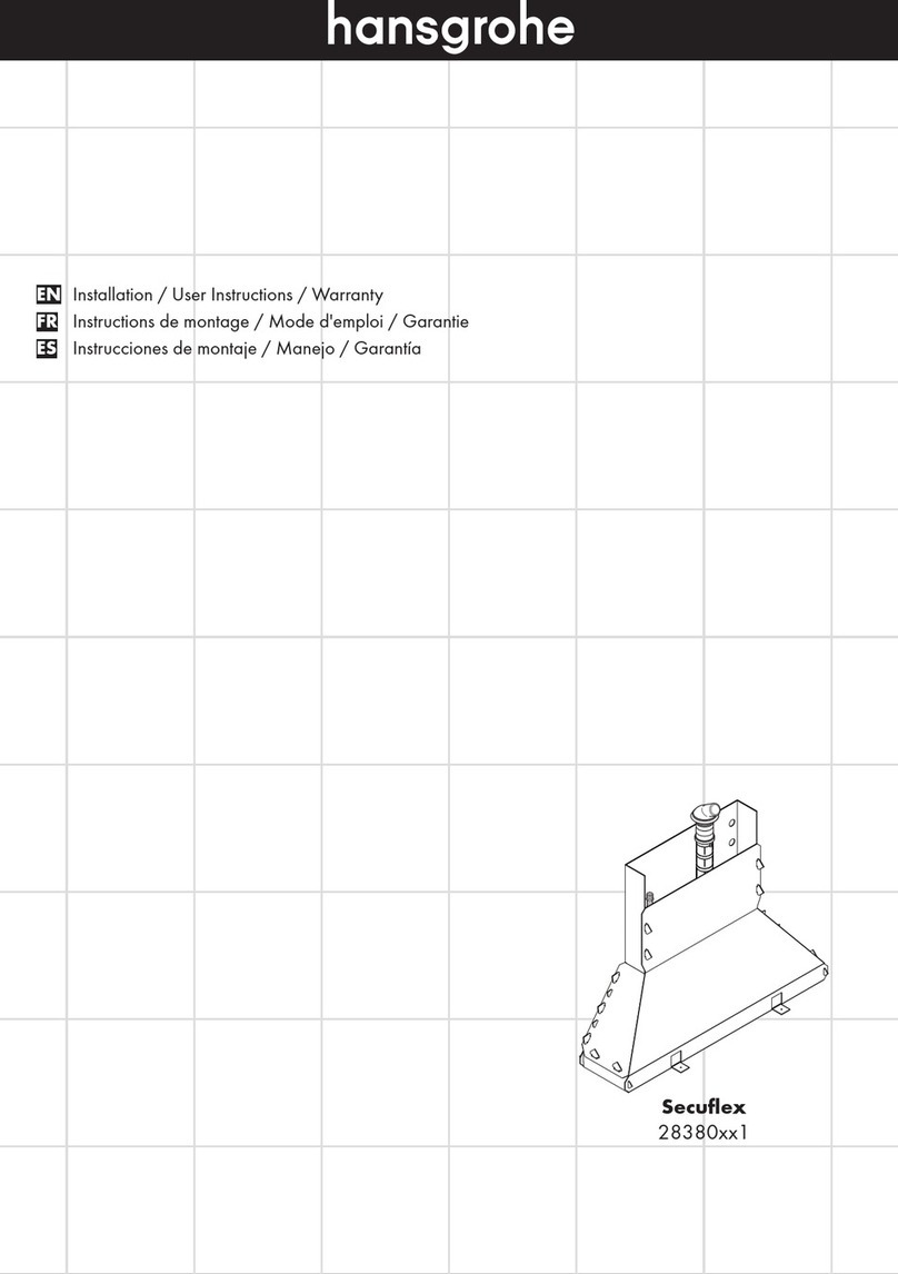 Hans Grohe Secuflex 28380 1 Series Instruction Manual Hans Grohe Secuflex 28380 1 Series Instruction Manual