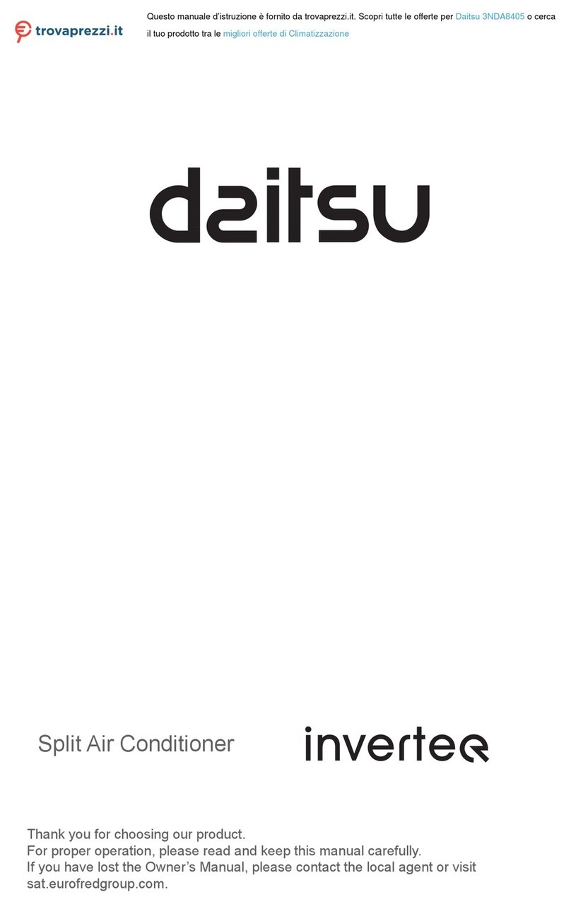 Daitsu 3NDA8405 User manual Daitsu 3NDA8405 User manual