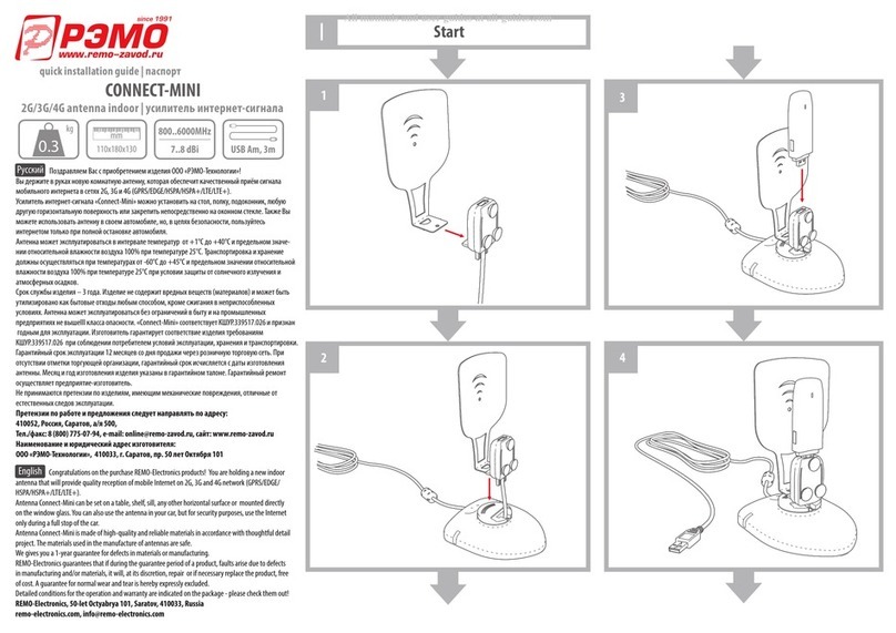 Remo+ CONNECT-MINI quick start guide