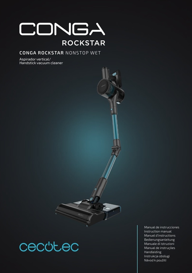 cecotec CONGA ROCKSTAR NONSTOP WET instruction manual