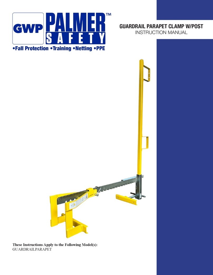 GWP PALMER GUARDRAILPARAPET instruction manual