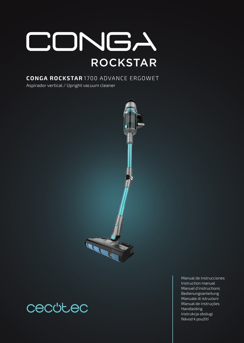 cecotec CONGA ROCKSTAR 1700 ADVANCE ERGOWET instruction manual