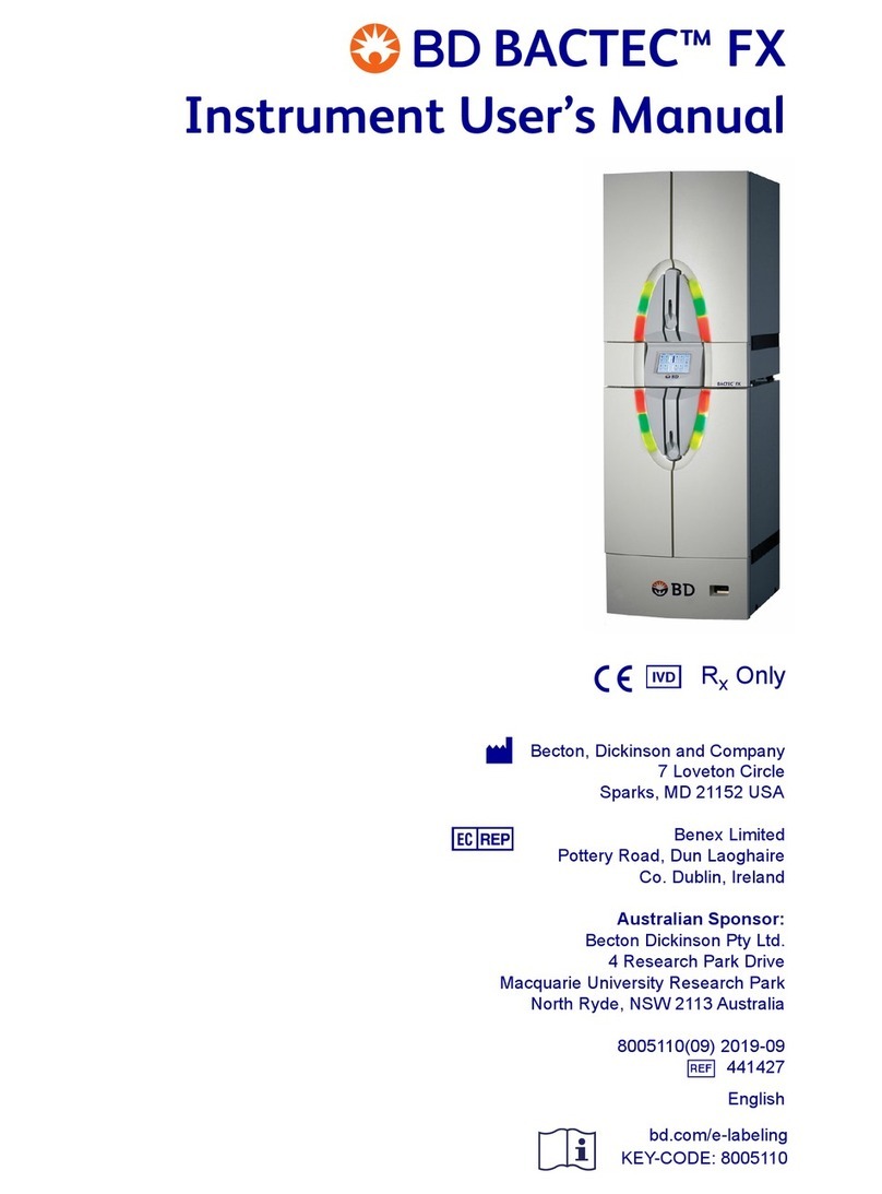 BD BACTEC FX User manual