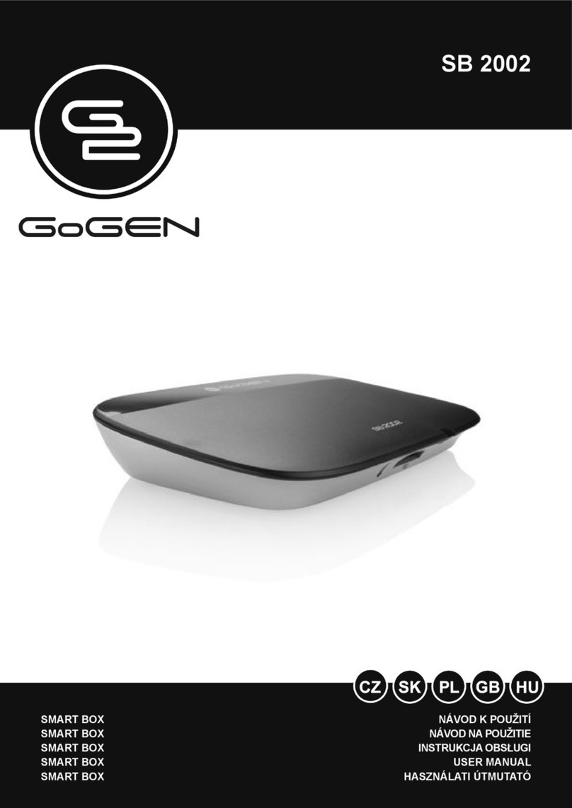 Gogen SB 2002 user manual