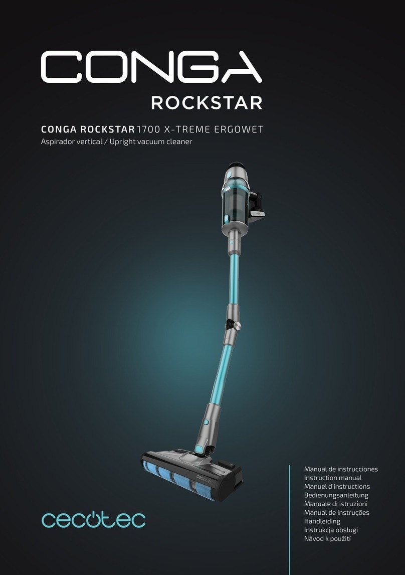 cecotec CONGA ROCKSTAR 1700 X-TREME ERGOWET instruction manual