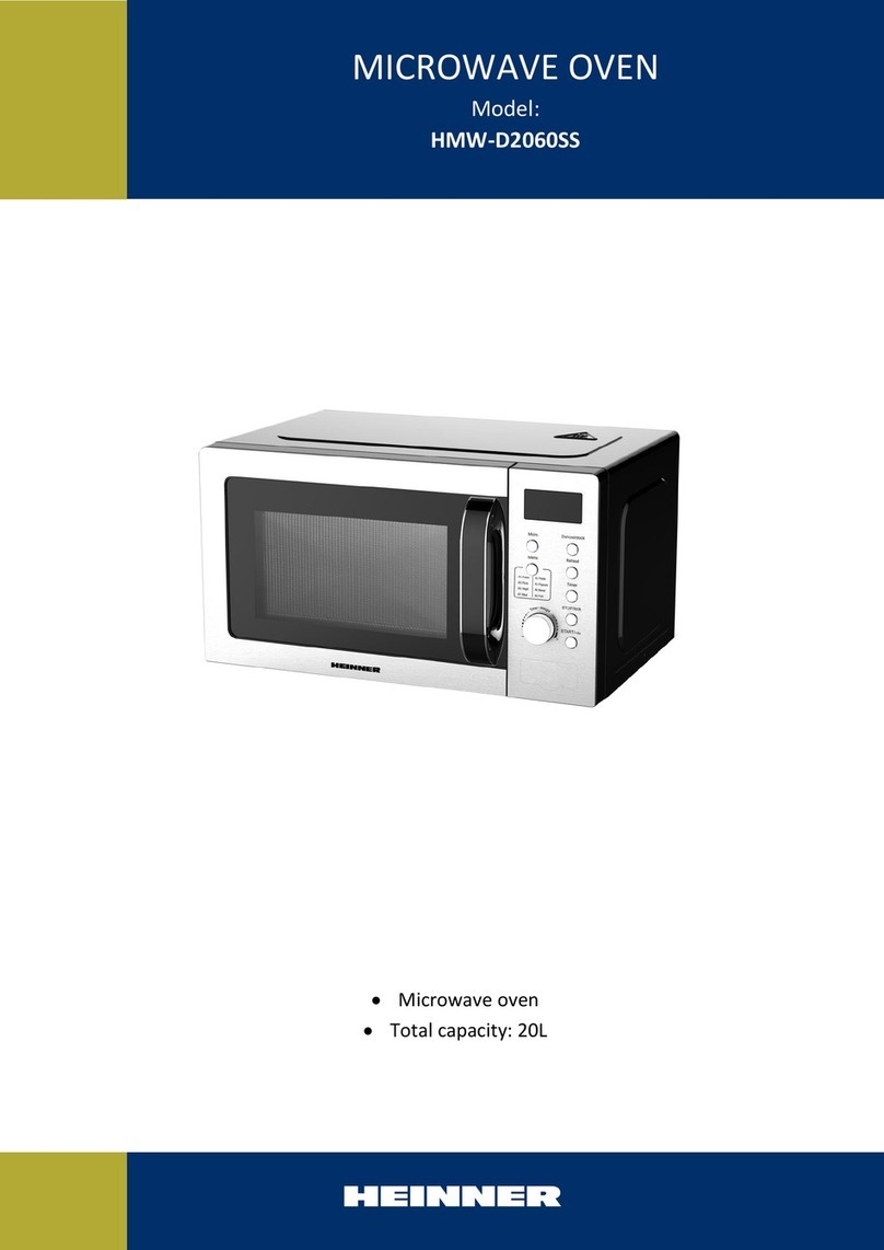 Heinner HMW-D2060SS User manual Heinner HMW-D2060SS User manual