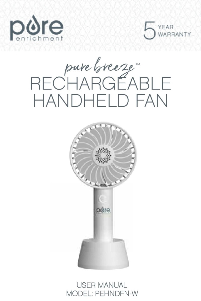 Pure Enrichment PUREBREEZE PEHNDFN-W user manual