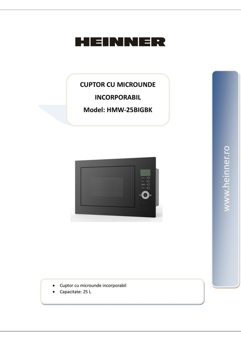 Heinner HMW-25BIGBK manual