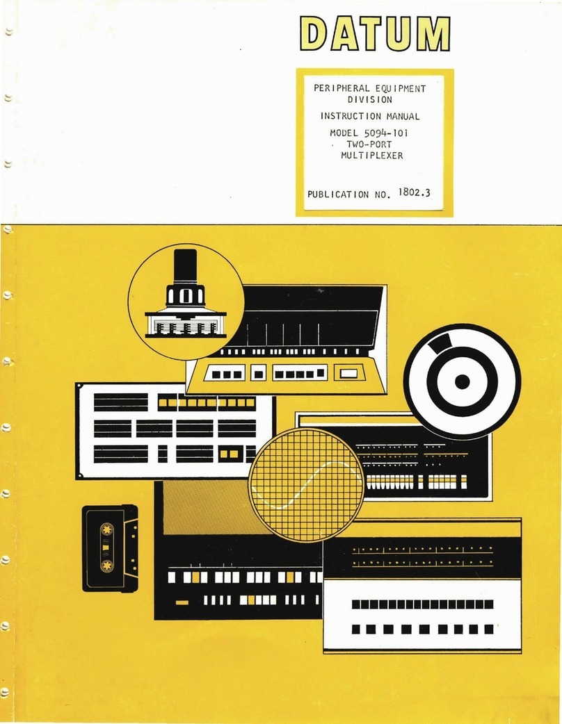 Datum 5094-101 instruction manual