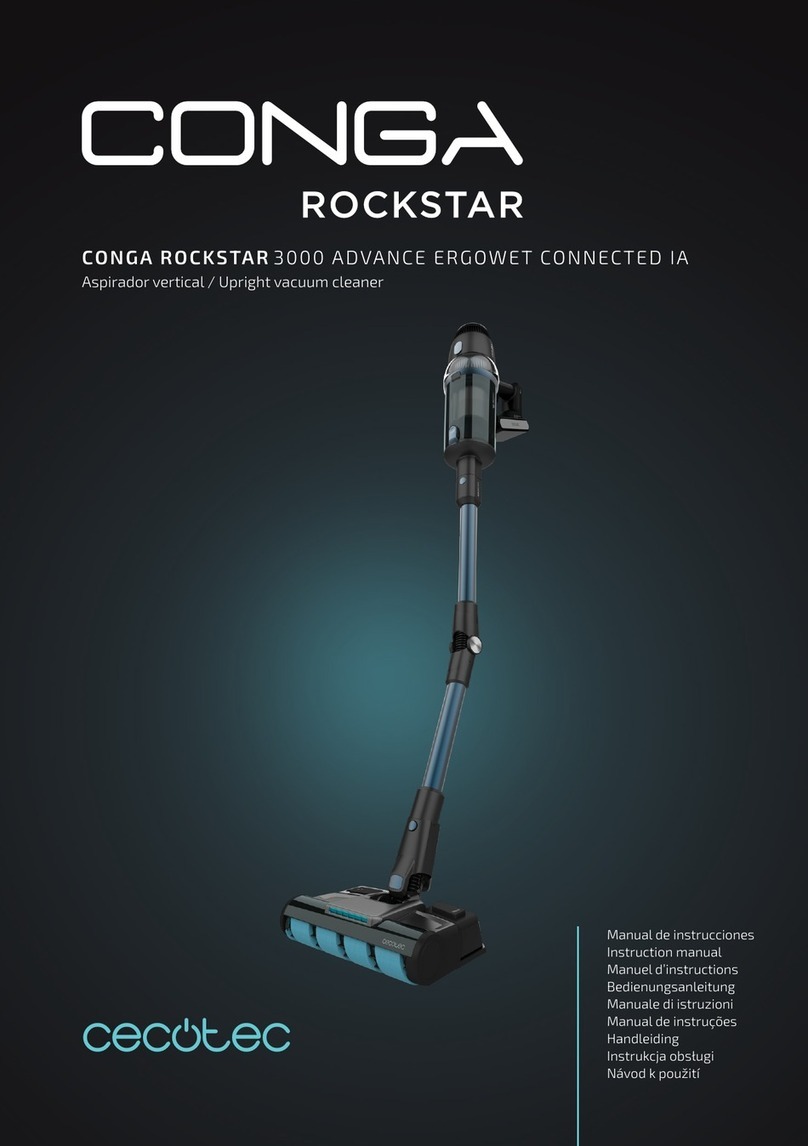cecotec CONGA ROCKSTAR 3000 ADVANCE ERGOWET CONNECTED... User manual cecotec CONGA ROCKSTAR 3000 ADVANCE ERGOWET CONNECTED... User manual