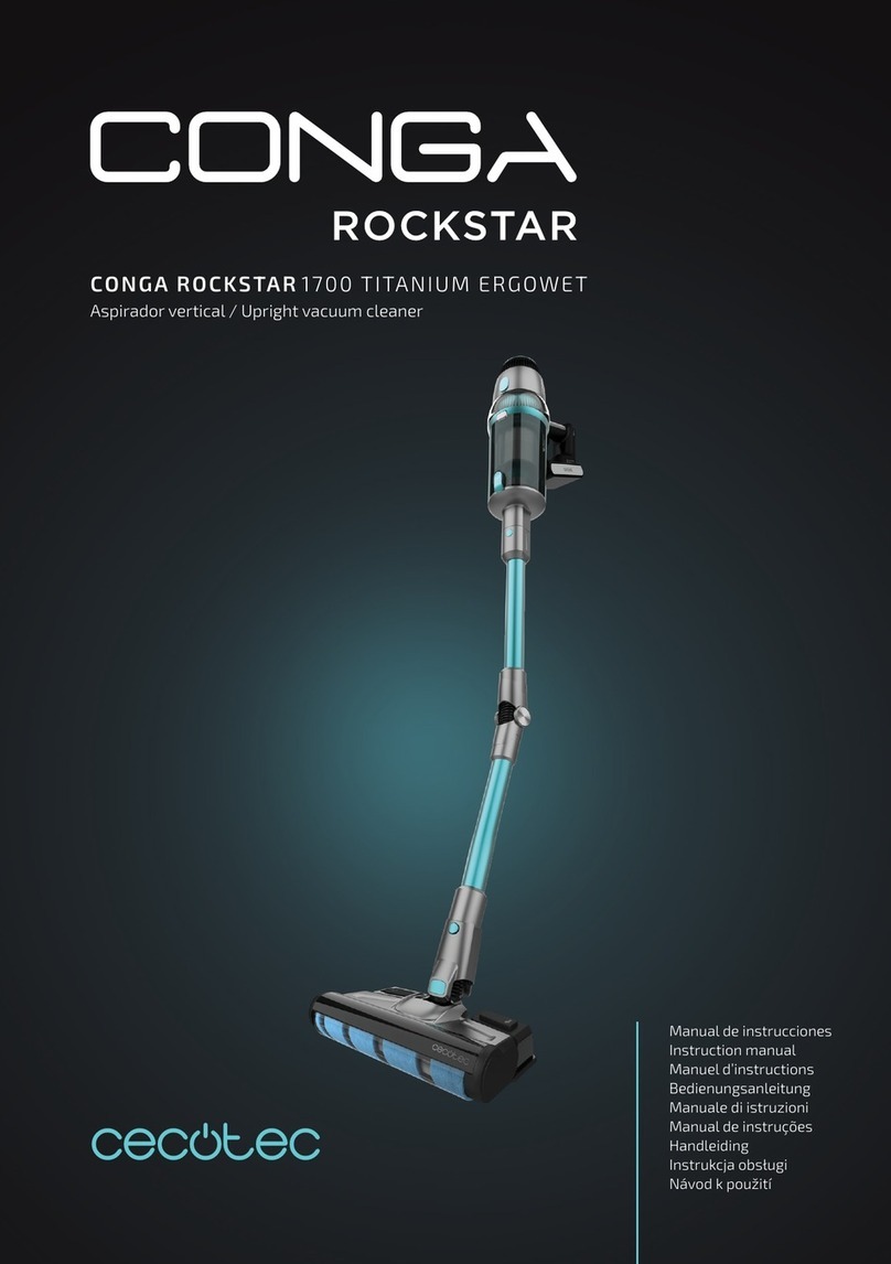 cecotec CONGA ROCKSTAR 1700 TITANIUM ERGOWET instruction manual