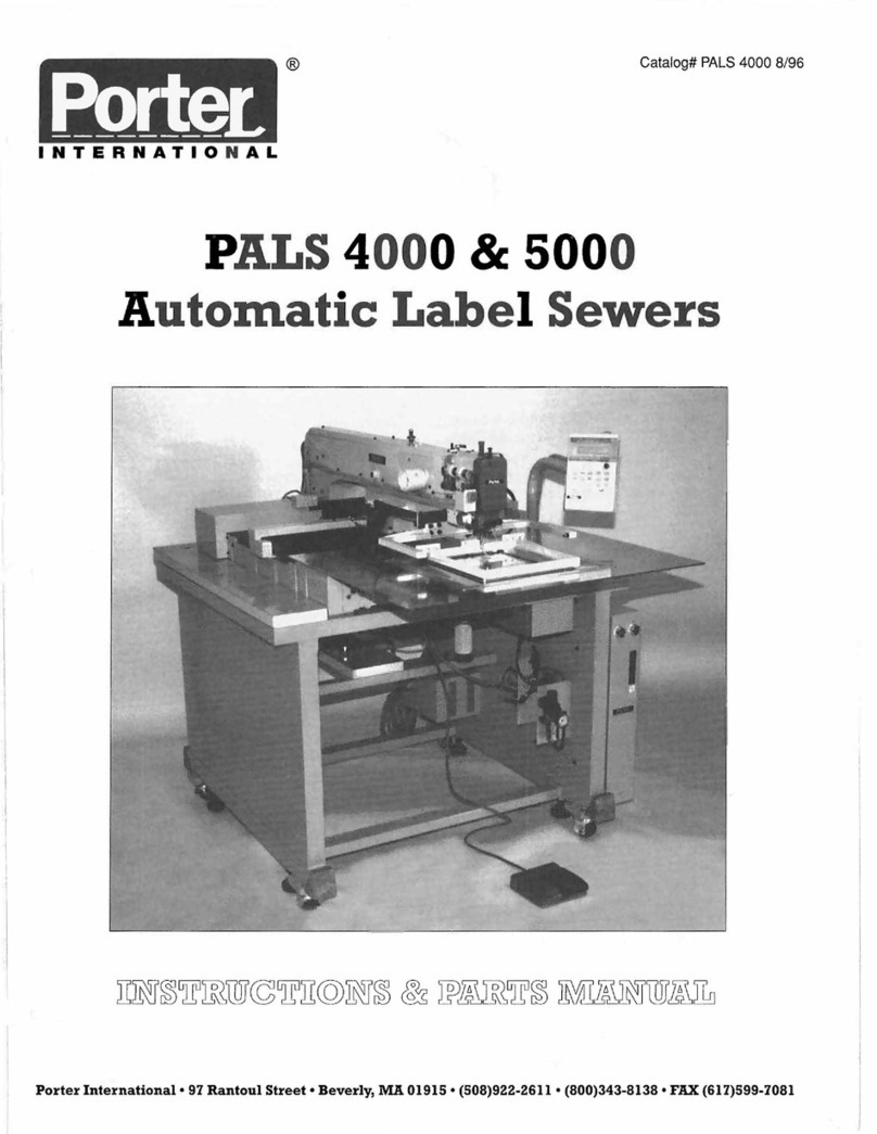 Porter PALS 4000 Assembly Instructions/Parts Manual