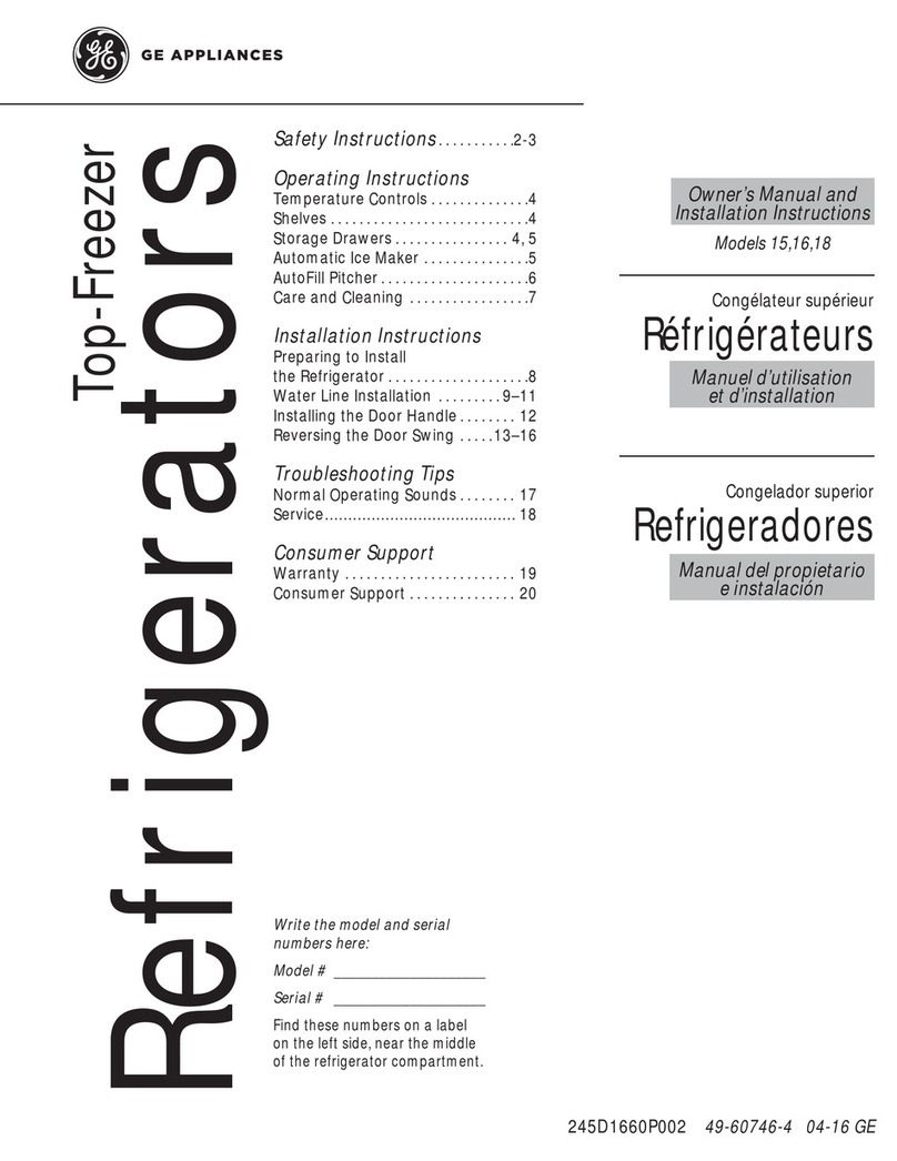 GE 15 Operating instructions