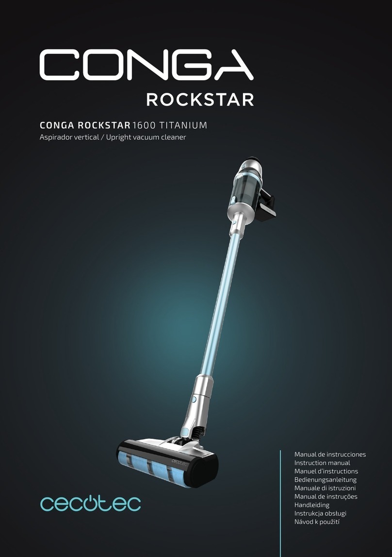 cecotec CONGA ROCKSTAR 1600 TITANIUM instruction manual
