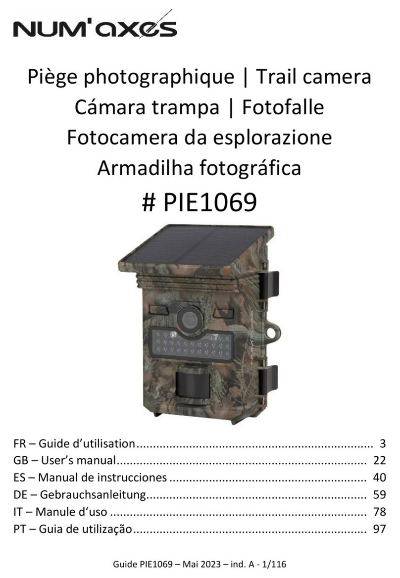 Num'axes PIE1069 user manual