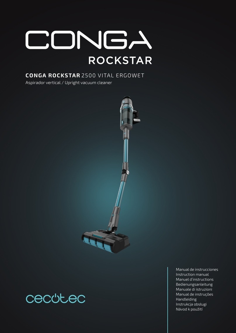 cecotec CONGA ROCKSTAR 2500 VITAL ERGOWET User manual cecotec CONGA ROCKSTAR 2500 VITAL ERGOWET User manual