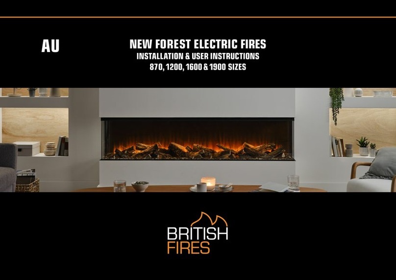 British Fires NEW FOREST 870 Installation & user's instructions British Fires NEW FOREST 870 Installation & user's instructions