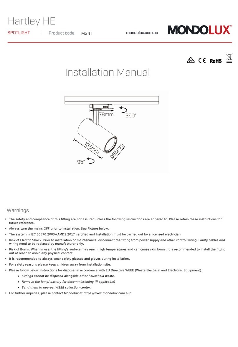 MONDOLUX Hartley HE User manual