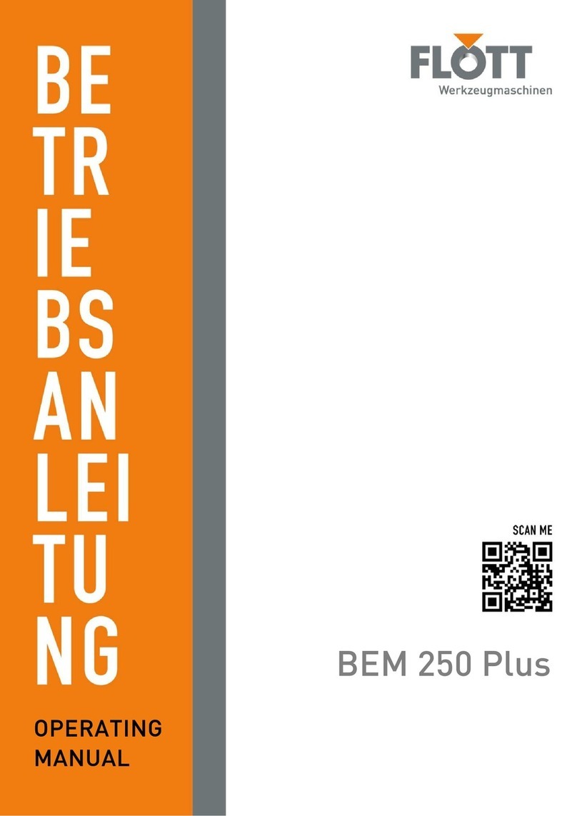 Flott BEM 250 Plus operating manual