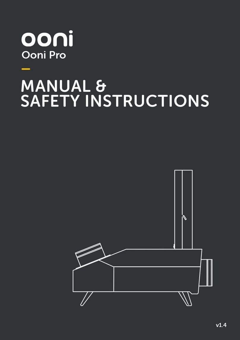 Ooni Pro MANUAL & SAFETY INSTRUCTIONS