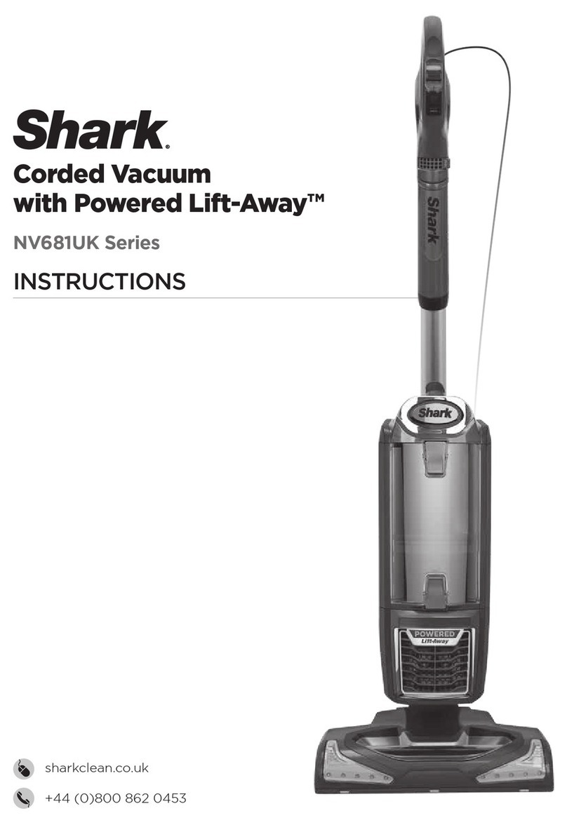 Shark Powered Lift-Away NV681UK Series User manual