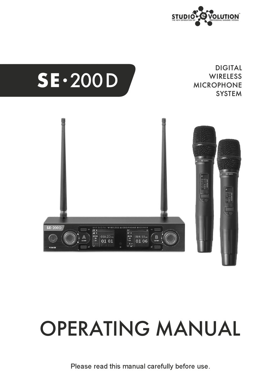 Studio Evolution SE-200D operating manual Studio Evolution SE-200D operating manual