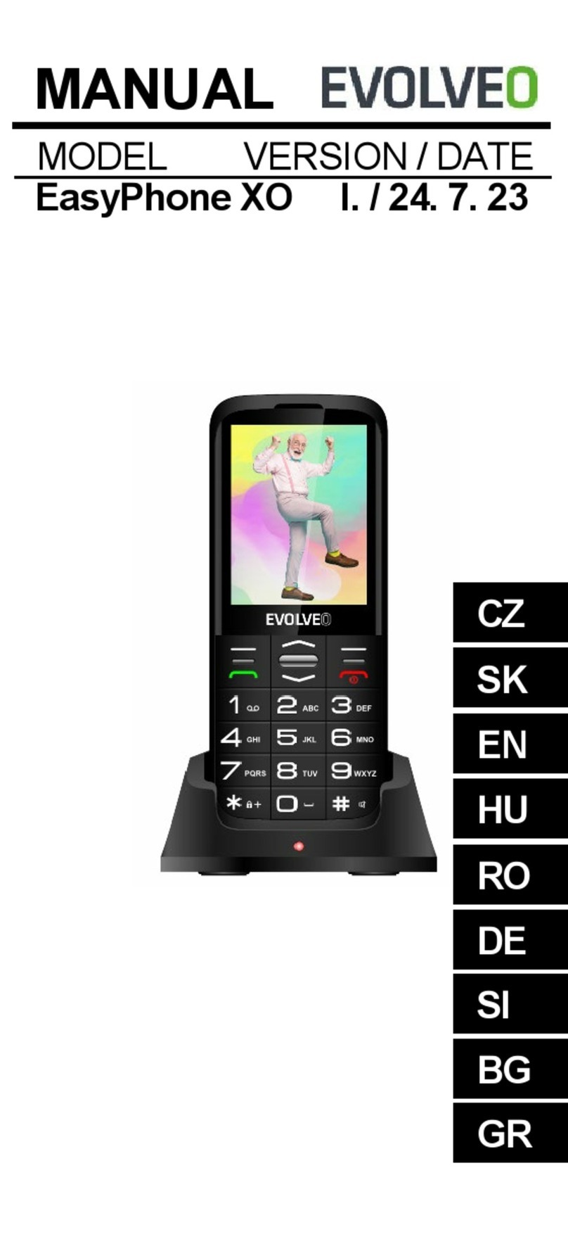 Evolveo EasyPhone XO User manual