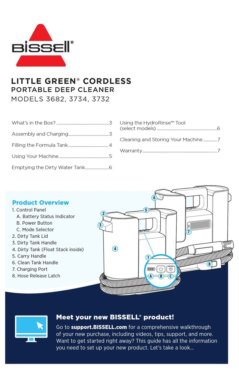 Bissell LITTLE GREEN 3682 user guide
