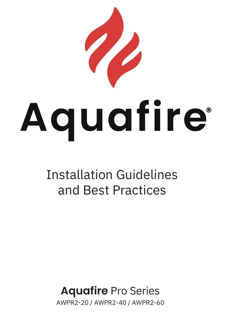 Aquafire Pro Series manual