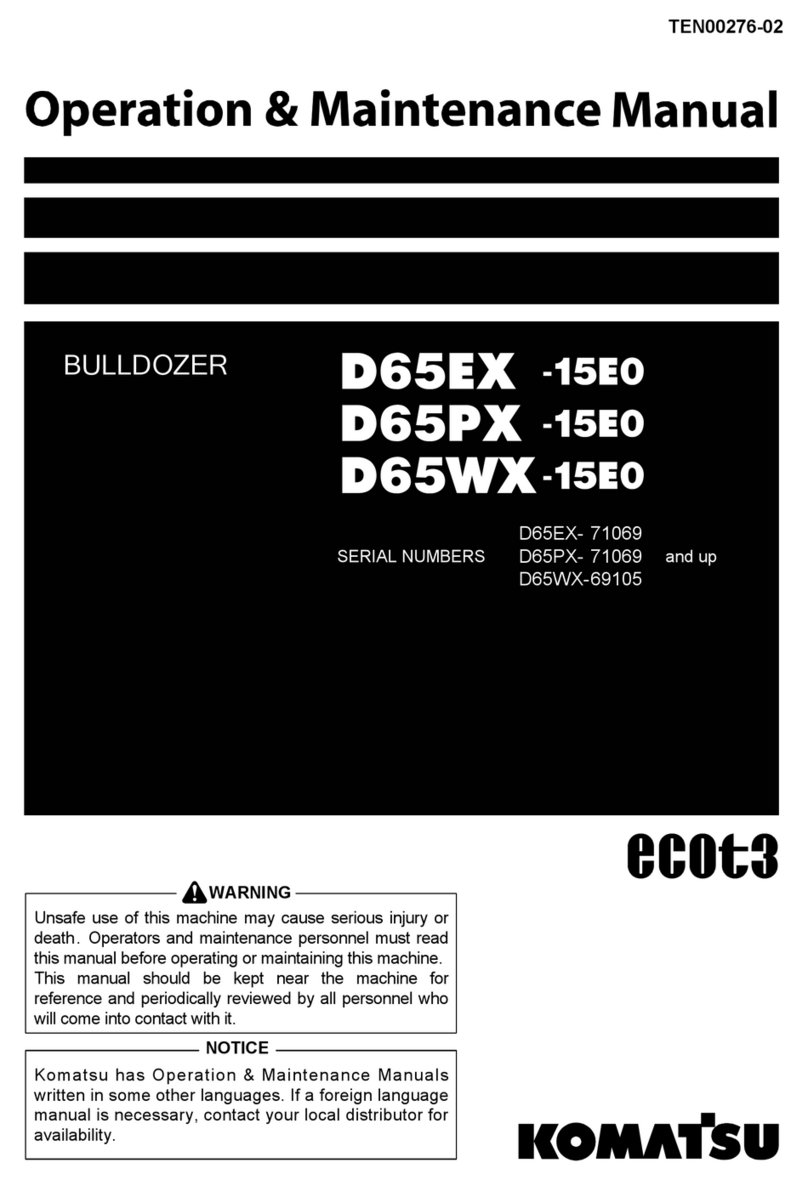 Komatsu ecot 3 Operation & maintenance manual Komatsu ecot 3 Operation & maintenance manual