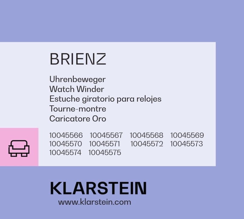 Klarstein BRIENZ manual