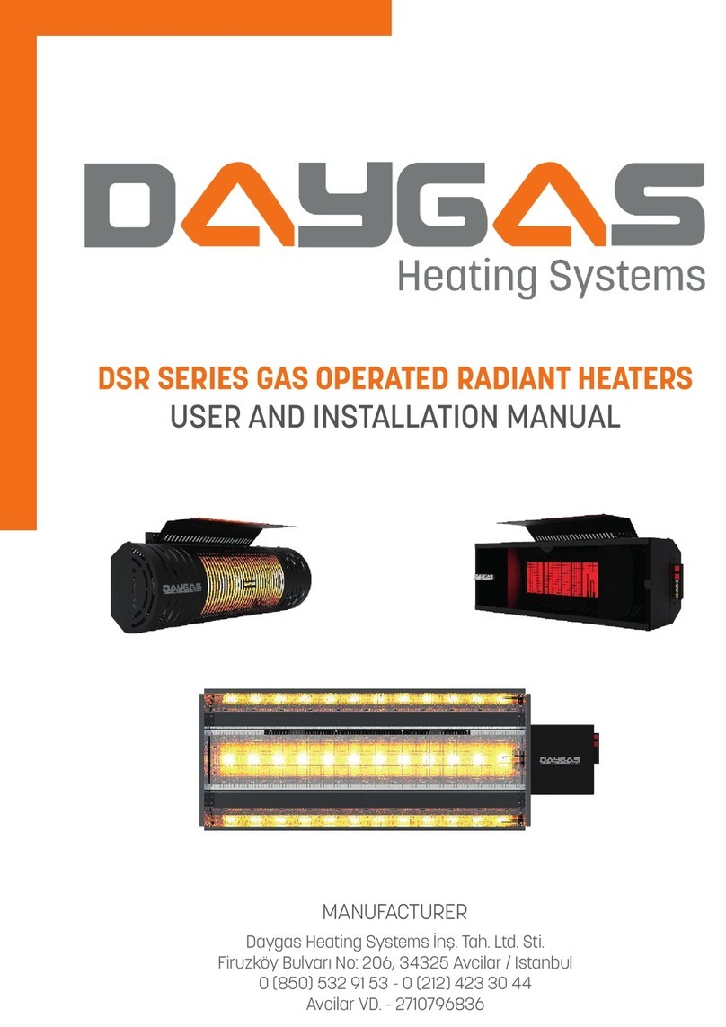 DAYGAS DSR Series User and installation manual