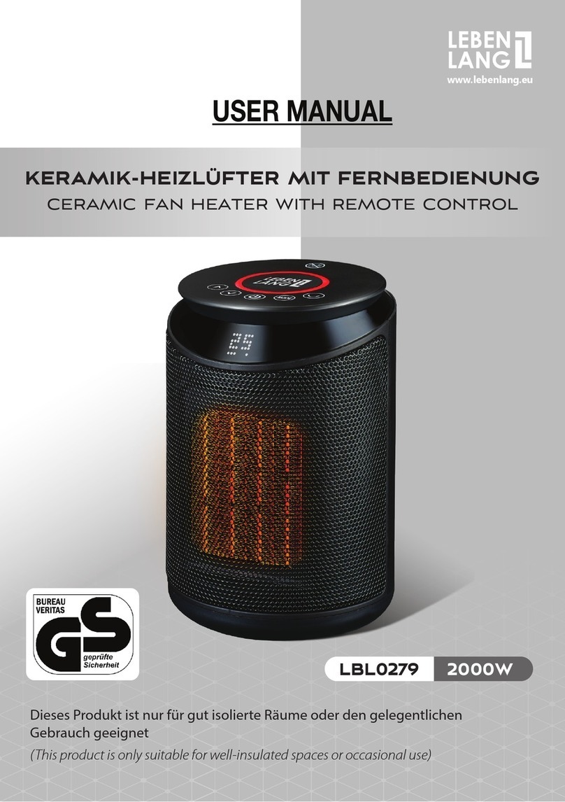 LEBENLANG LBL0279 user manual