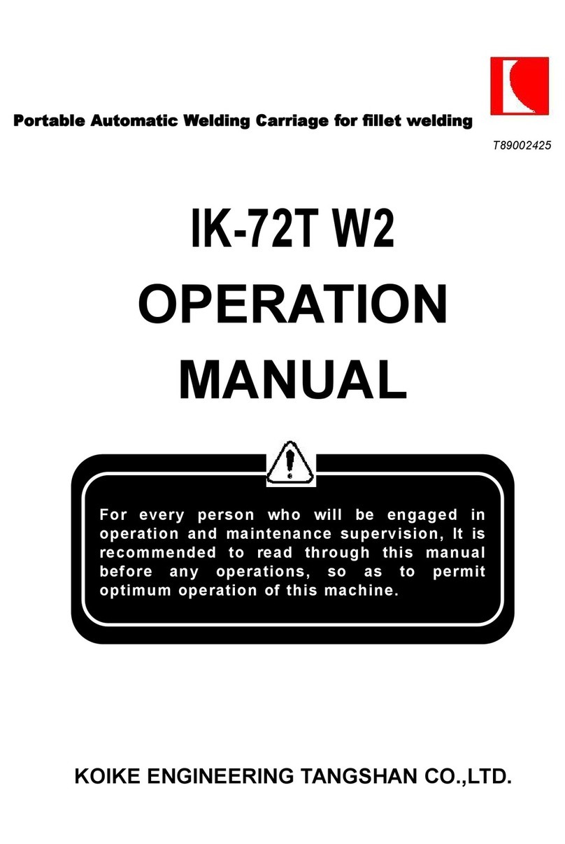 Koike IK-72T W2 Operation manual