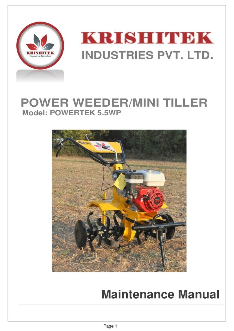 KRISHITEK POWERTEK 5.5WP Maintenance manual