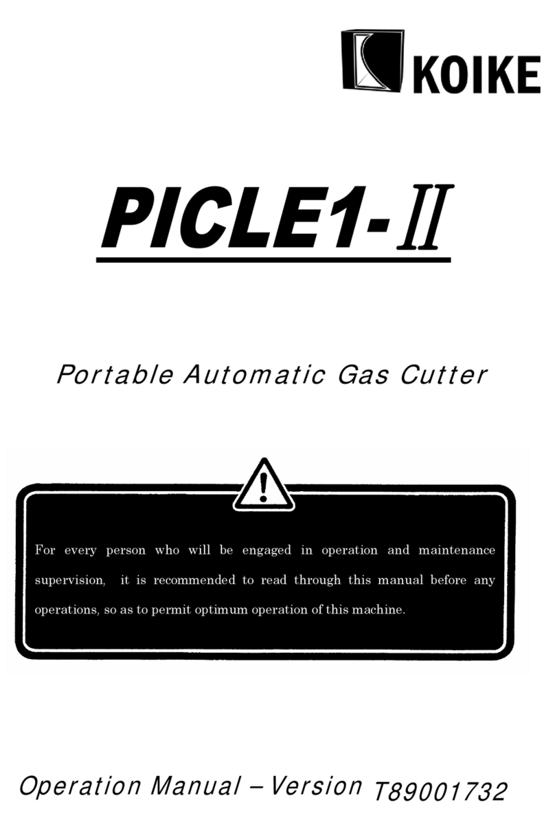 Koike PICLE1-II Operation manual