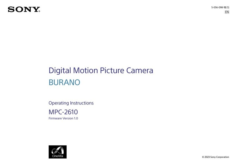 Sony BURANO MPC-2610 User manual