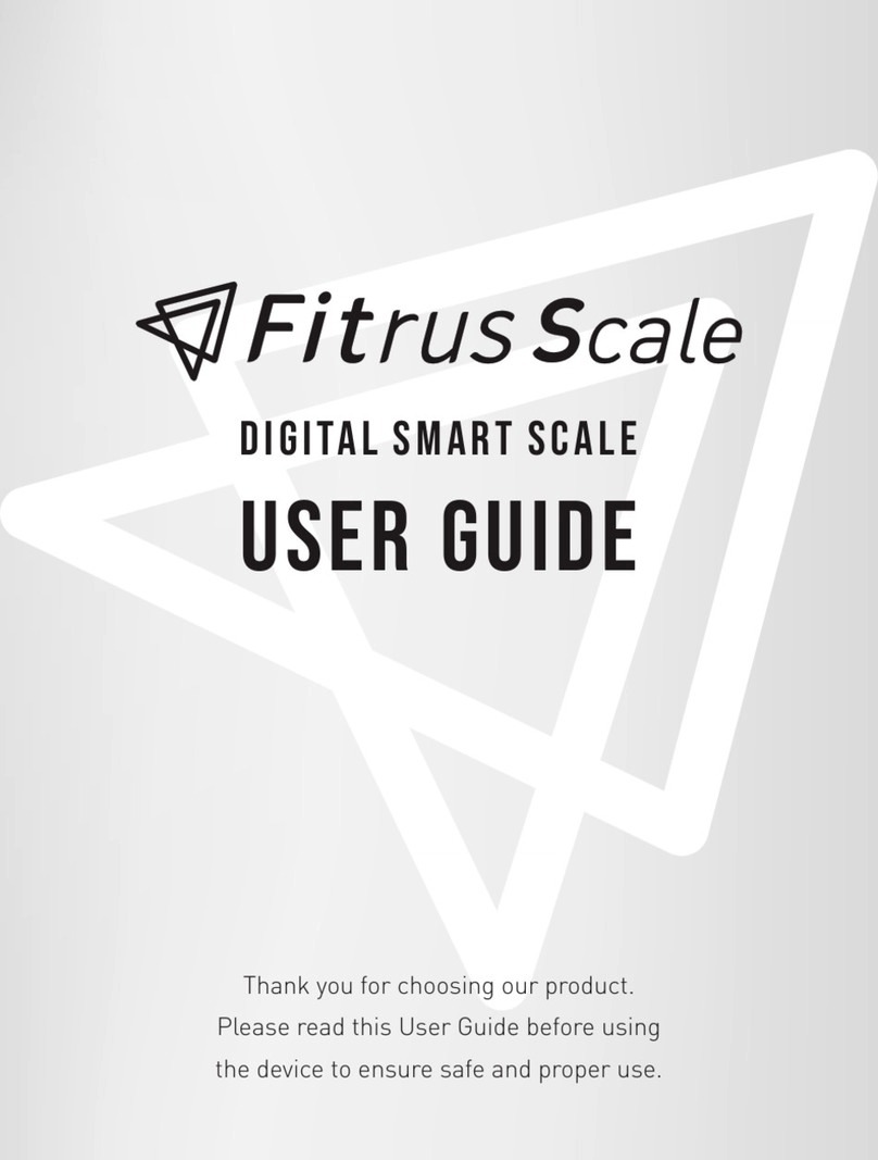 Fitrus Scale FRS-W10 user guide