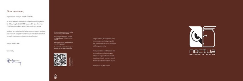 Noctua NF-A9 14 PWM Series User manual
