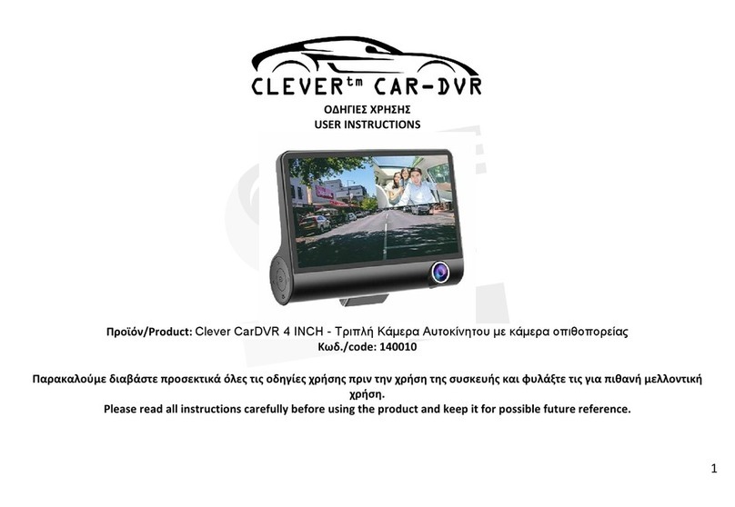 LAMDA SUPER ELECTRONICS CLEVER CAR-DVR User instructions LAMDA SUPER ELECTRONICS CLEVER CAR-DVR User instructions
