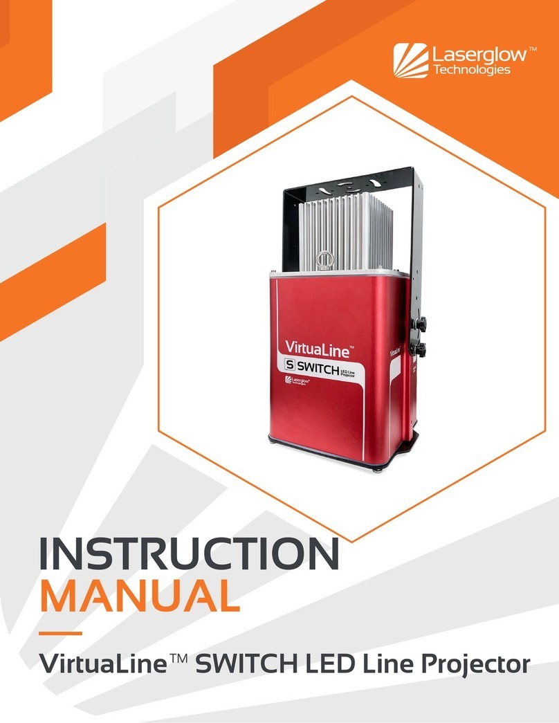 Laserglow VirtuaLine SWITCH LED User manual