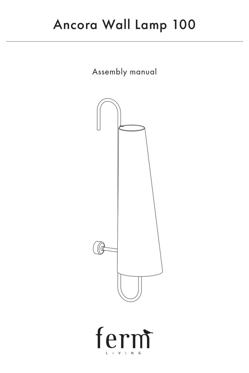 Ferm Ancora Wall Lamp 100 Assembly manual